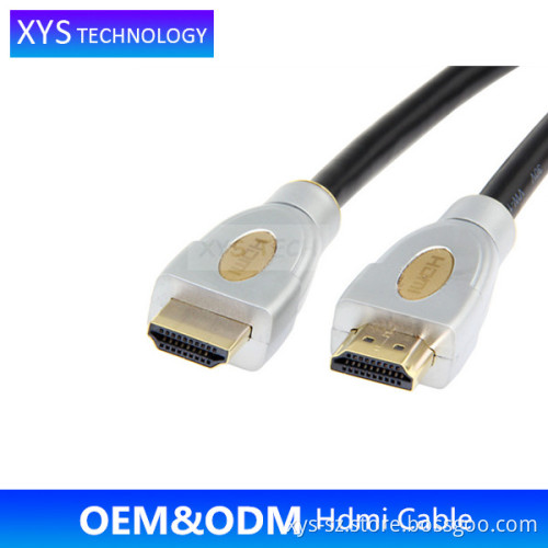 High speed Gold Plated metal Male-Male hdmi cable/